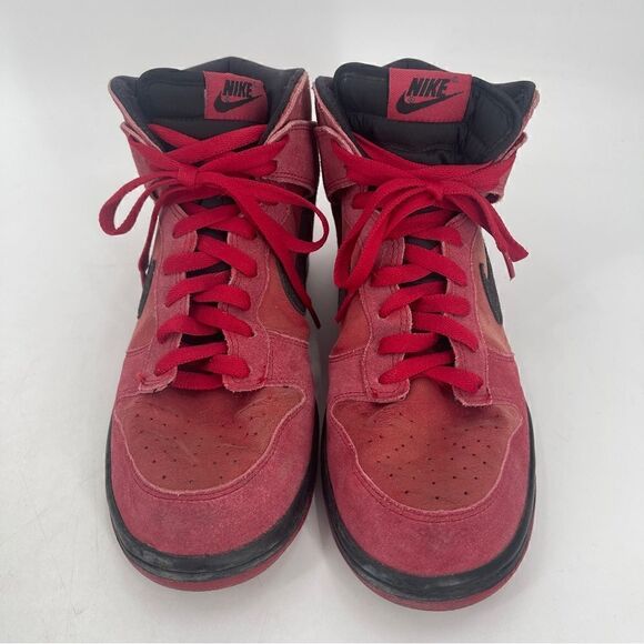 Nike Dunk High Gym Red Black Sz 9 - Picture 1 of 8